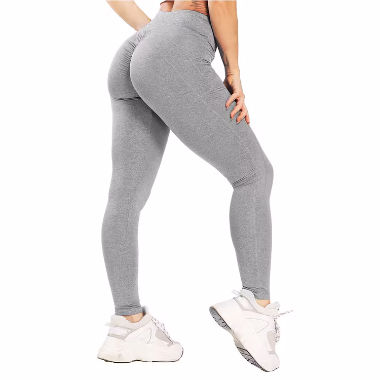 Grå Träningsleggings