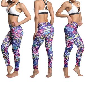 Färgglada Djurmönstrade Leggings