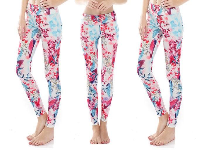 Cherry Blossom Yoga Leggings