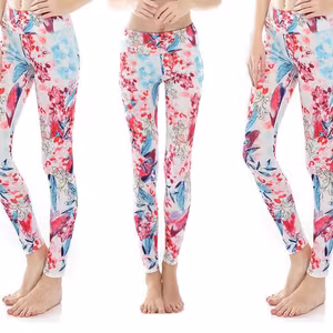 Cherry Blossom Yoga Leggings