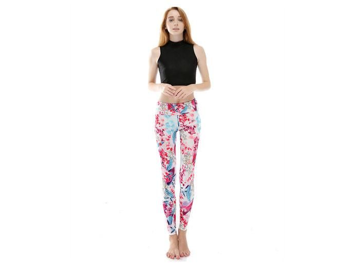 Cherry Blossom Yoga Leggings