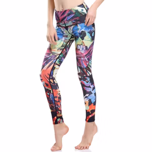 Mönstrade Yoga Leggings