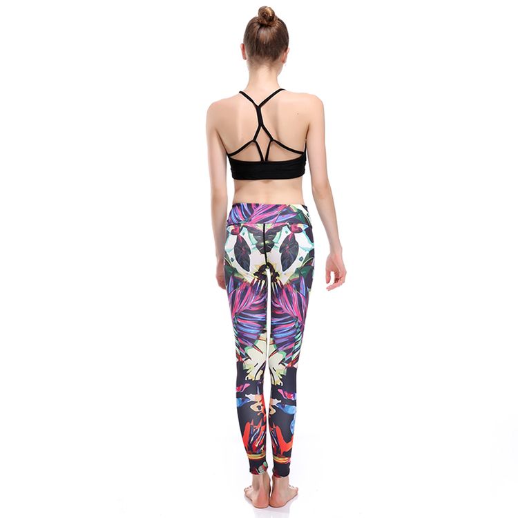 Mönstrade Yoga Leggings