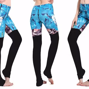 Blue Diamond Yoga Leggings