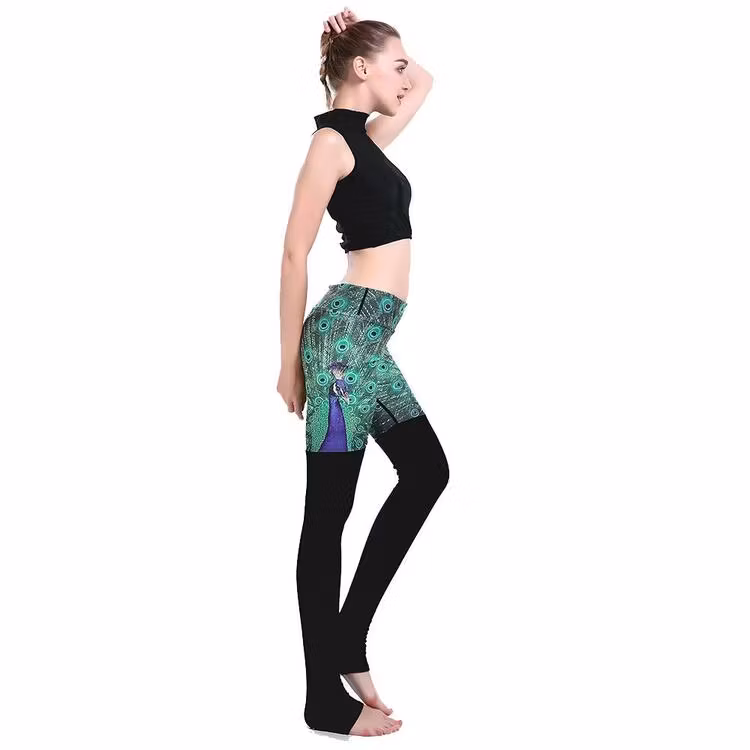 Påfågel Leggings