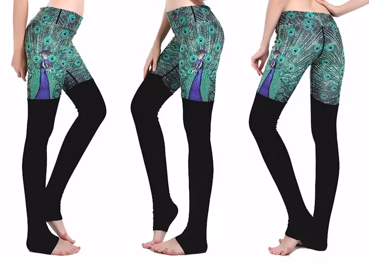 Påfågel Leggings