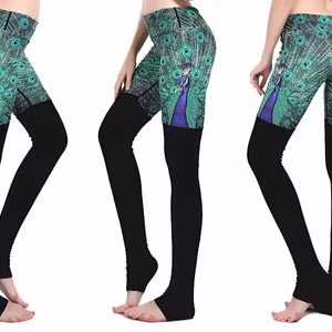 Påfågel Leggings