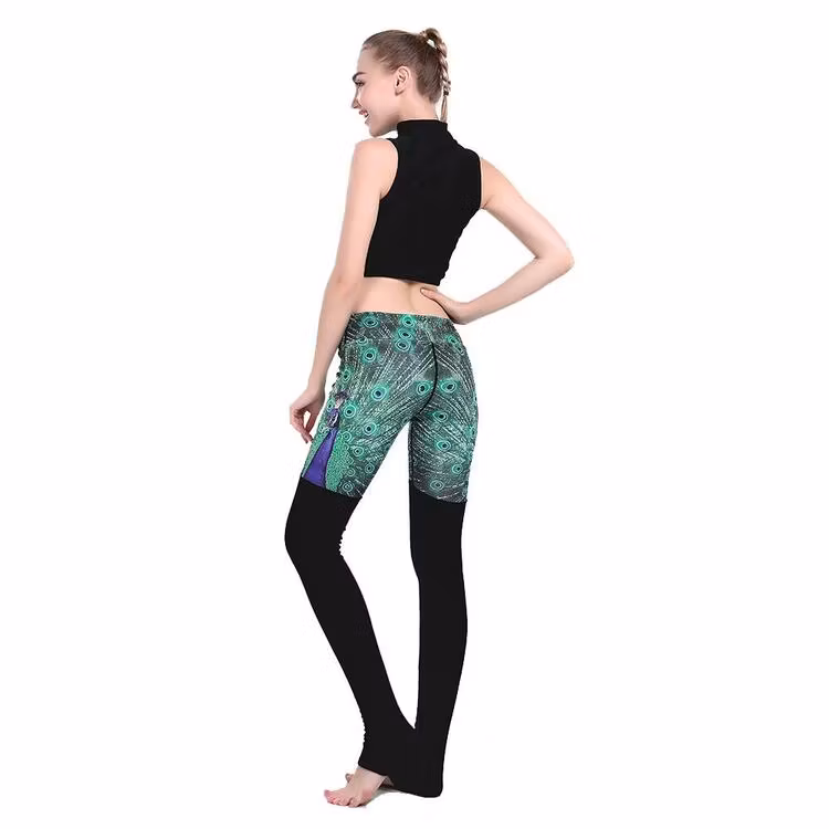 Påfågel Leggings