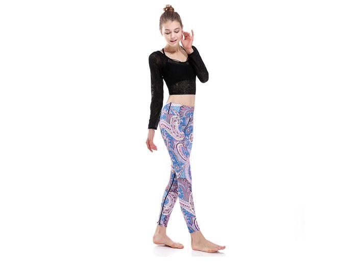 Pastel Paisley Yoga Leggings
