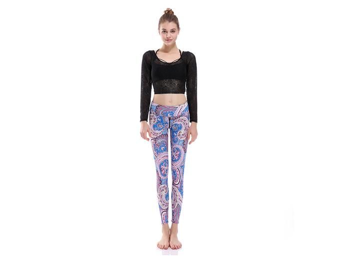 Pastel Paisley Yoga Leggings