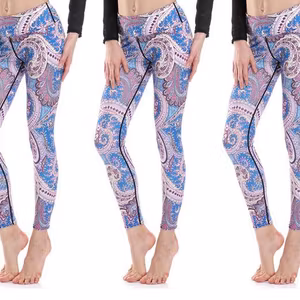Pastel Paisley Yoga Leggings