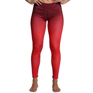 Röda Mönstrade Yoga Leggings 3XL