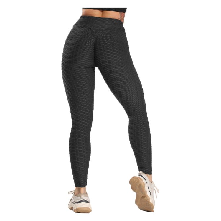 Svarta Leggings med mönster Tie Dye