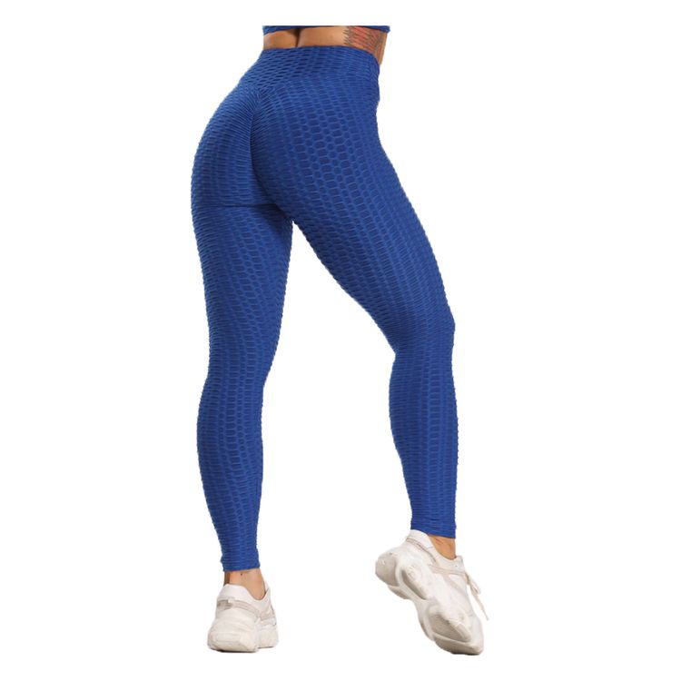 Blå Leggings med mönster Tie Dye