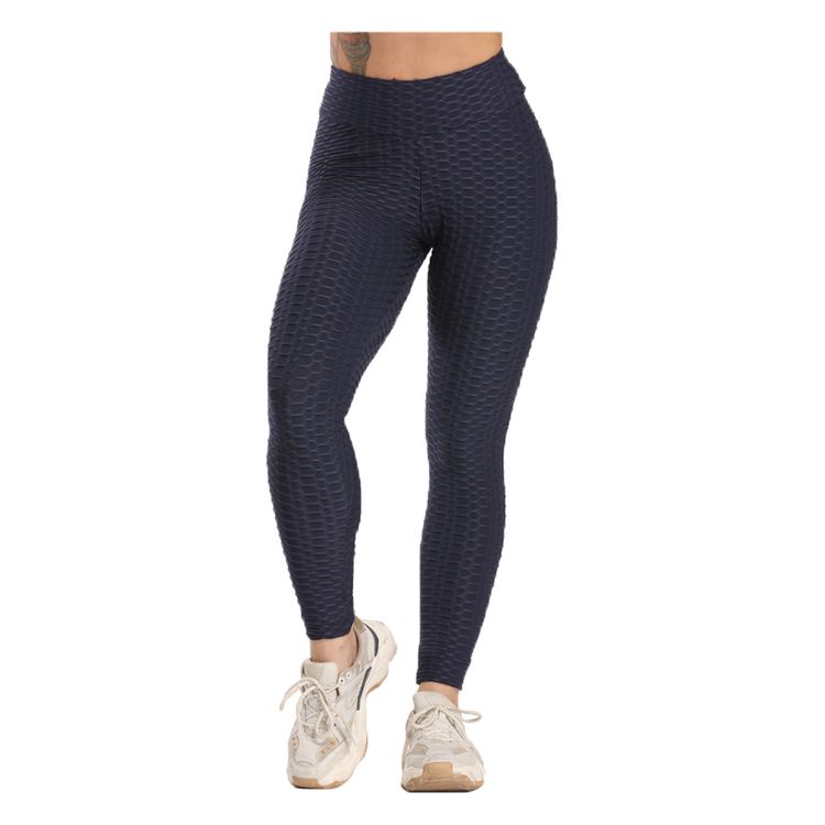 Mörkblå Navy Leggings med mönster Tie Dye