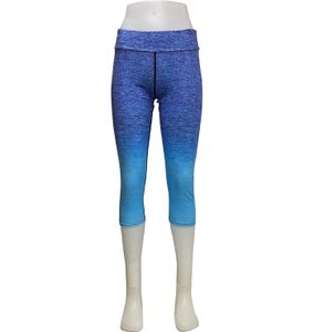 Blå Capri Leggings