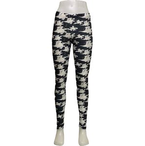Svarta Leggings med Vita Spöken
