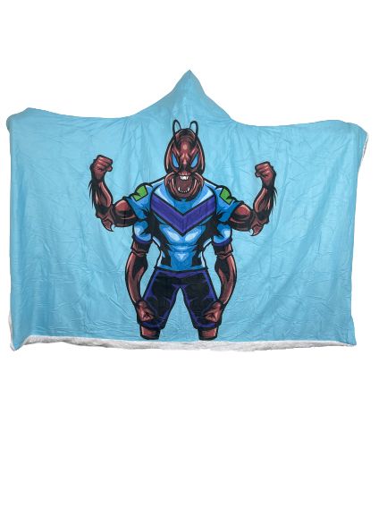 Plush Filt Pläd med Huva Power Ranger