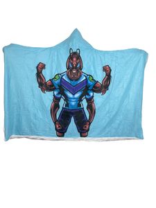 Plush Filt Pläd med Huva Power Ranger