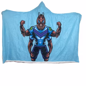 Plush Filt Pläd med Huva Power Ranger