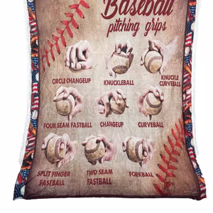 Plush Filt Pläd Baseboll