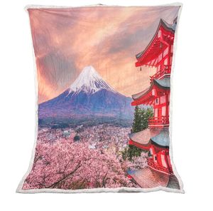 Plush Filt Pläd Himalaya Berg