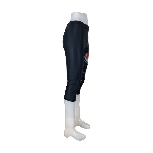 Skelett Flickan Capri Leggings