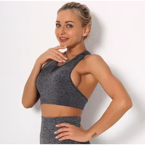 Grå Sport-Bh Topp