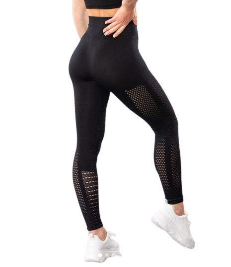 Svarta Seamless Tights Mesh