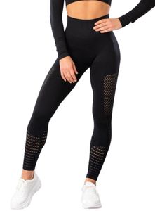 Svarta Seamless Tights Mesh