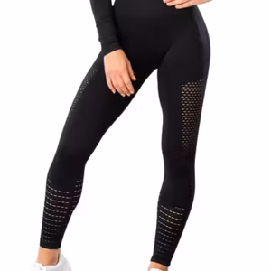 Svarta Seamless Tights Mesh