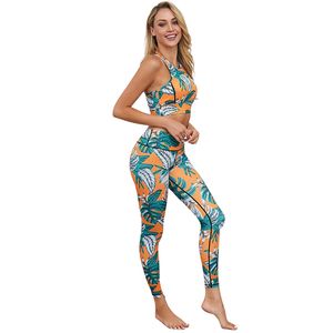 Tropisk Fitness Yoga 2-delat Träningsset