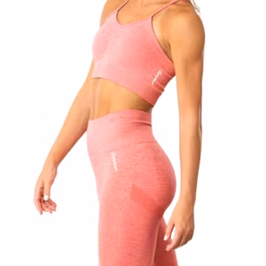 Seamless Sport-BH Träningstopp Rosa Gymshout