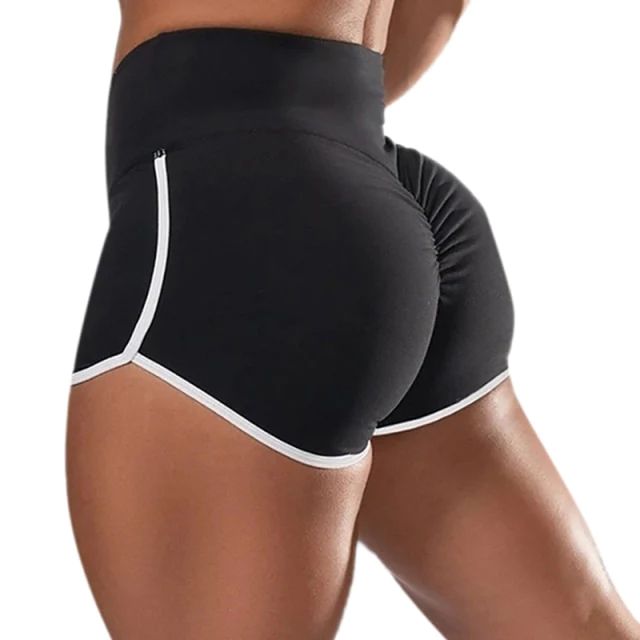 Svarta workout & yoga shorts