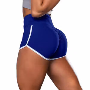 Blå workout & yoga shorts