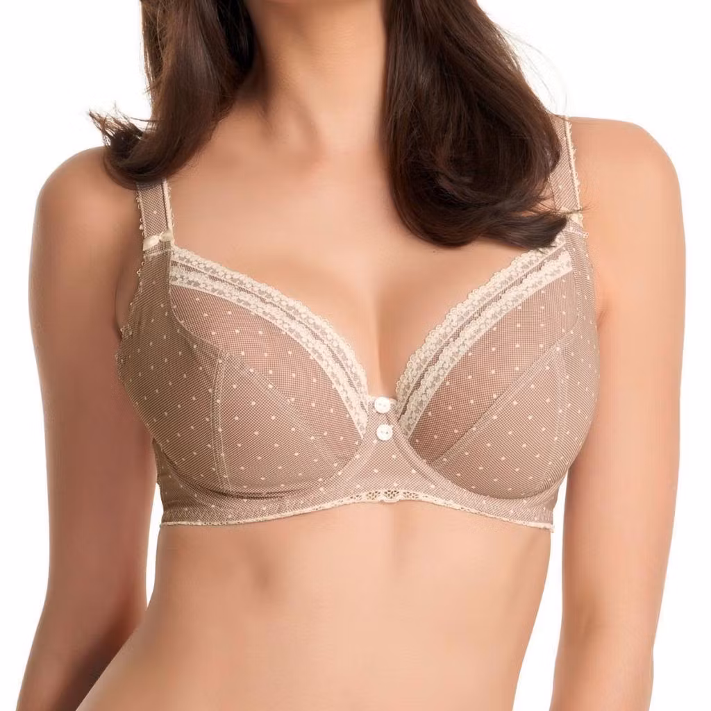 Freya Lacey Bygel Plunge Balconette BH Caffe Latte