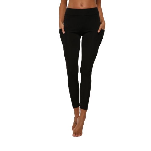 Svarta Leggings med 2 Fickor