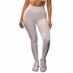 Vit Leggings med hög midja