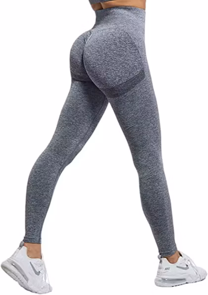 Mörkgråa Seamless Tights Leggings