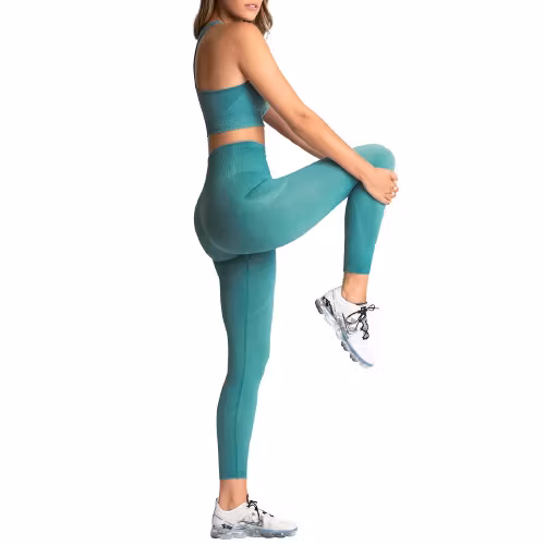 Ljus Gröna Seamless Hög midja Tights  Leggings