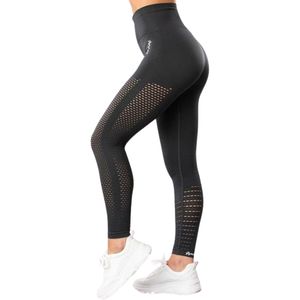 Gymshout Mörkgrå Seamless Tights Leggings Mesh