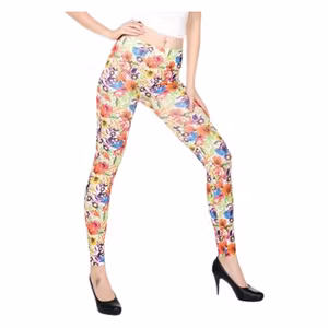 Blommiga Leggings
