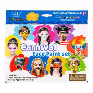 Ansiktsmålning Carnival Sminkset Halloweensmink