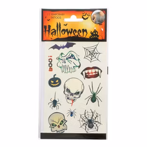 Tatueringar Halloween skräck