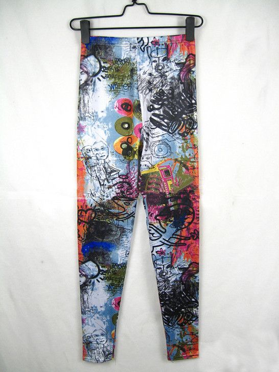 Tattoo Mönstrade Leggings