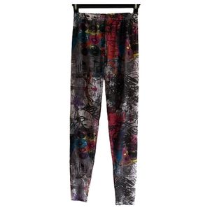 Tattoo Mönstrade Mjuka Leggings