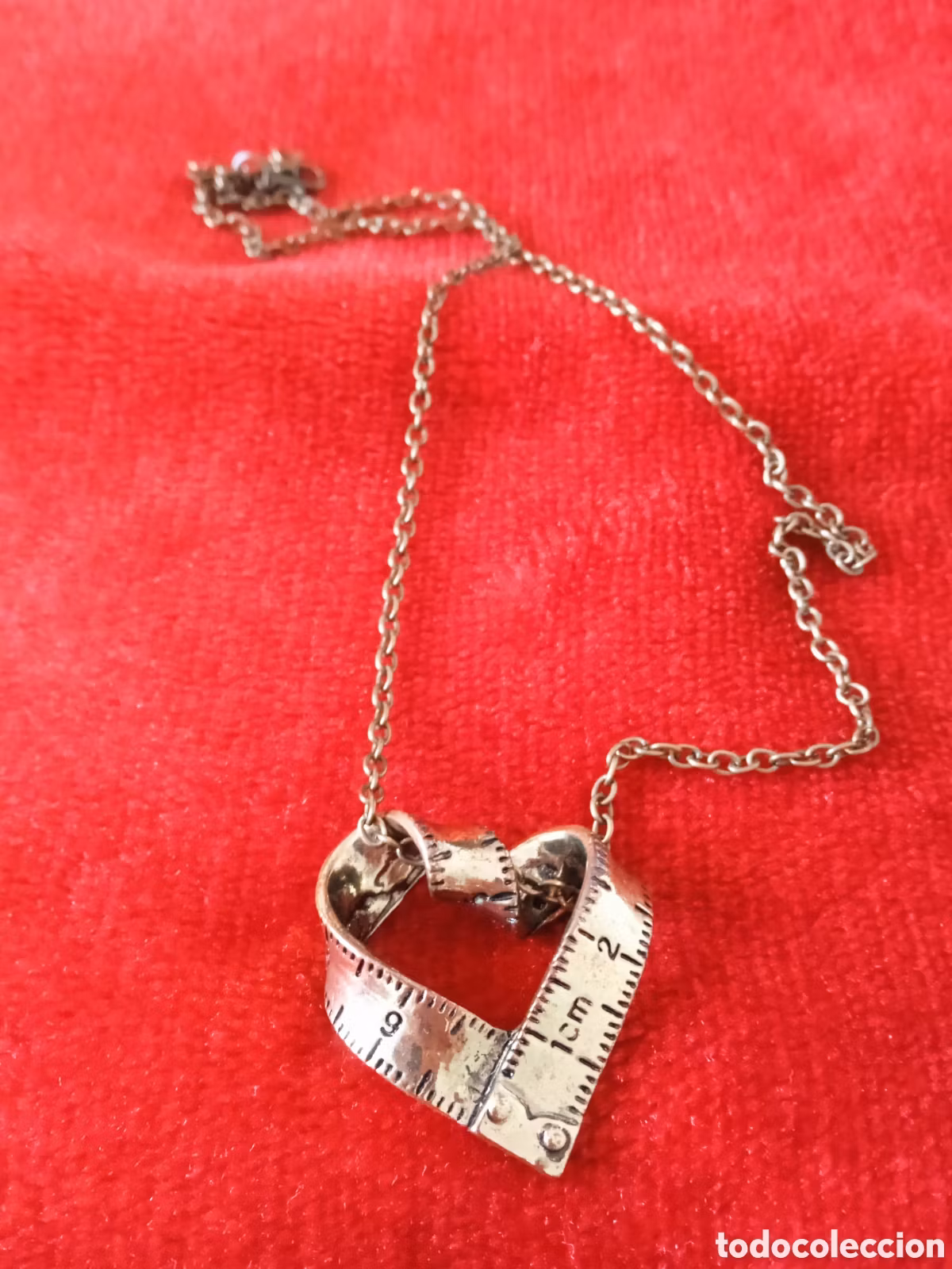 Hjärtformad meter Halsband
