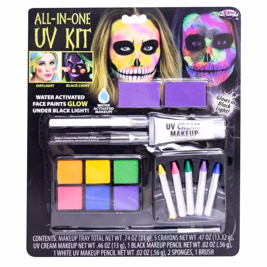 Sminkset UV Allt i ett Halloweensmink
