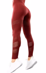 Yogatights Hollow Out Vinröd