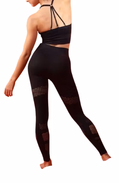 Träningstights Sporttights Yogatights Gymtights Hollow Out Seamless